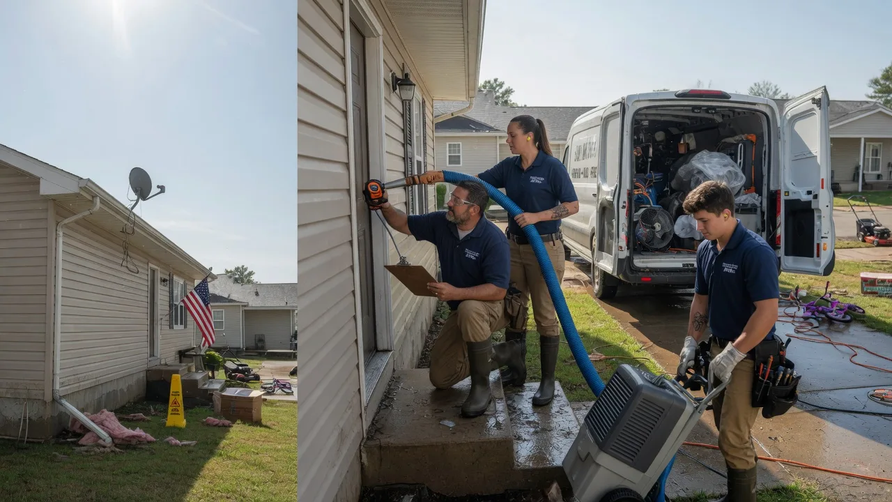 Ceiling Water Damage Restoration in Newark, OH near me